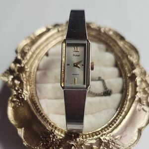 Pulsar Women's Two-Tone Rectangular Watch
